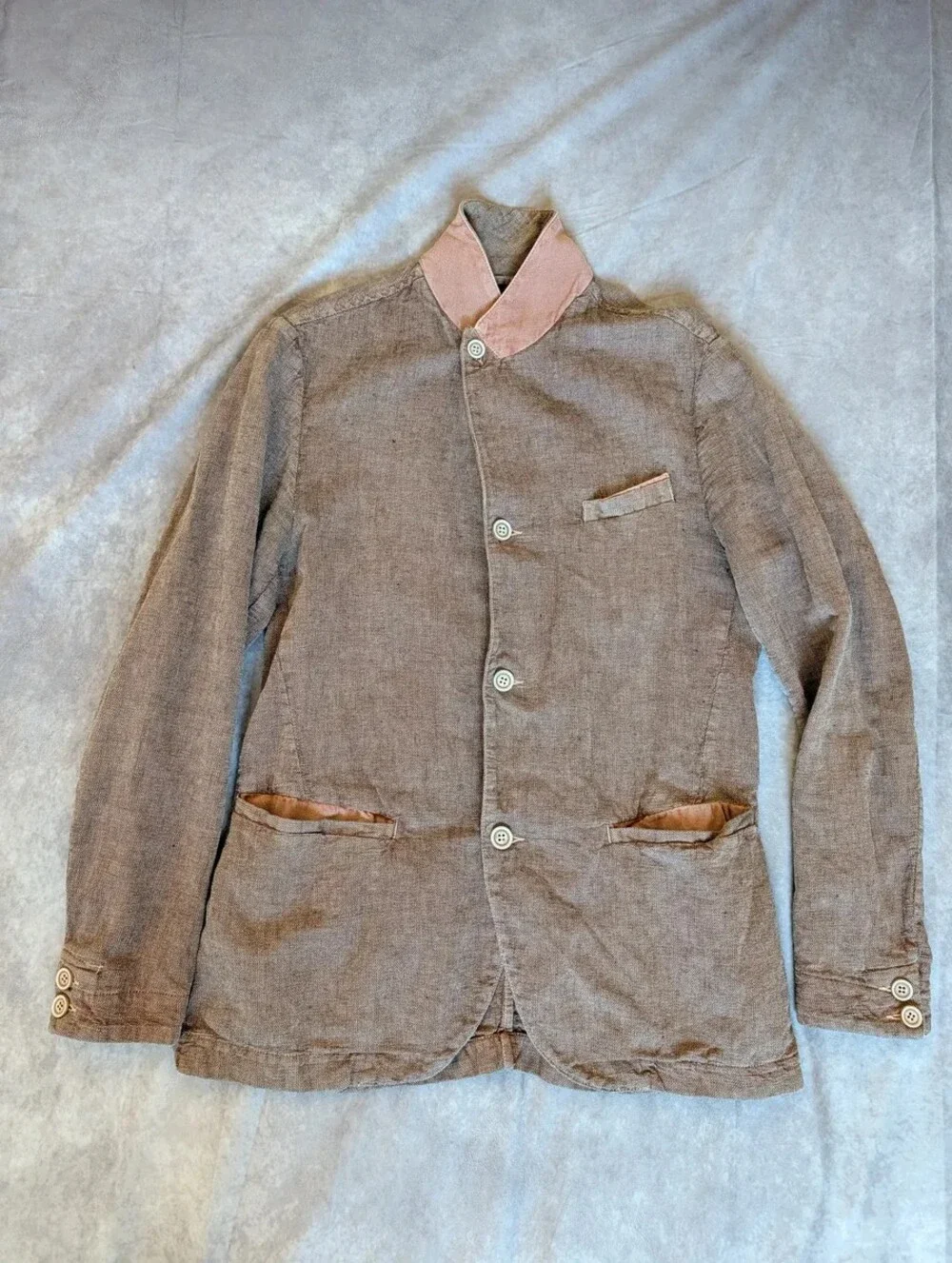 Dyed Linen Blazer